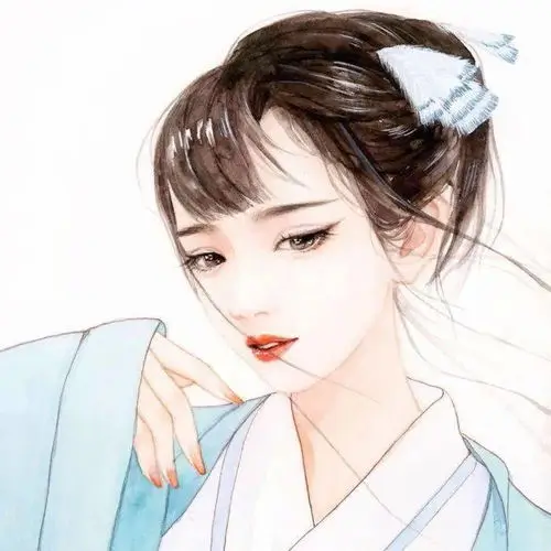 读者头像：橙色底纹的抽象纸鸢图案